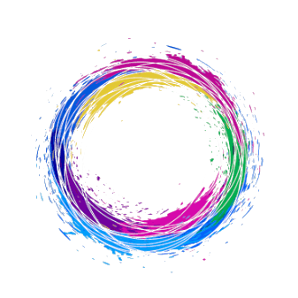 Símbolo colorido IA para Todos