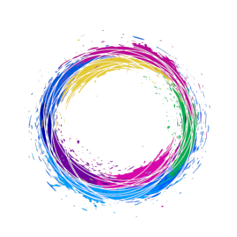 Símbolo colorido IA para Todos